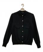 DEUXIEME CLASSEドゥーズィエム クラス）の古着「refind ブラウス カーディガン」｜ブラック