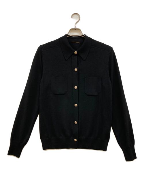 DEUXIEME CLASSE（ドゥーズィエム クラス）Deuxieme Classe (ドゥーズィエム クラス) refind ブラウス カーディガン ブラック サイズ:FREEの古着・服飾アイテム