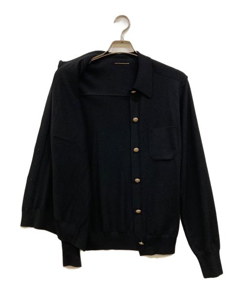 DEUXIEME CLASSE（ドゥーズィエム クラス）Deuxieme Classe (ドゥーズィエム クラス) refind ブラウス カーディガン ブラック サイズ:FREEの古着・服飾アイテム