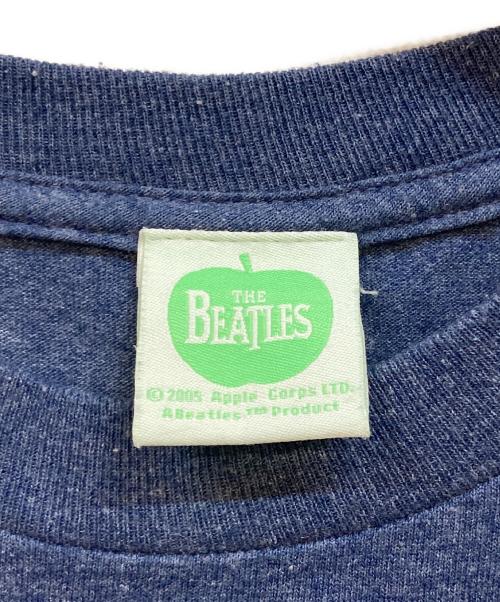 THE BEATLES（ビートルズ）THE BEATLES (ビートルズ) アップルタグ プリントTシャツ ネイビー サイズ:Mの古着・服飾アイテム