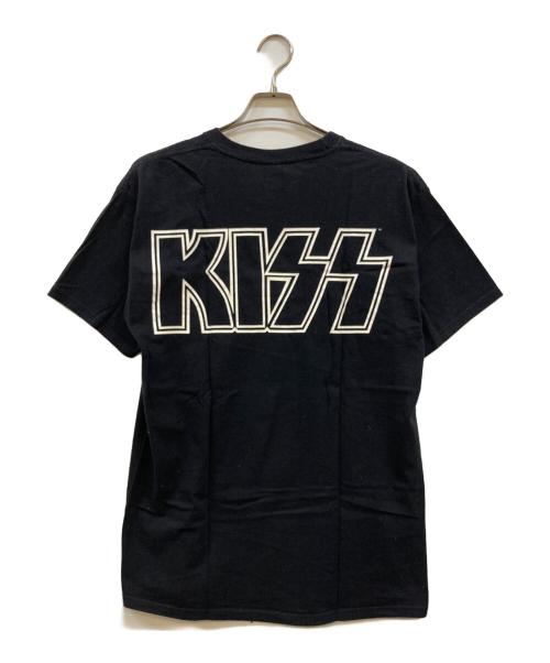 Hanes（ヘインズ）Hanes (ヘインズ) KISS 2枚タグ 1996 MEMBER 4 FACE large プリントTシャツ ブラック サイズ:Lの古着・服飾アイテム
