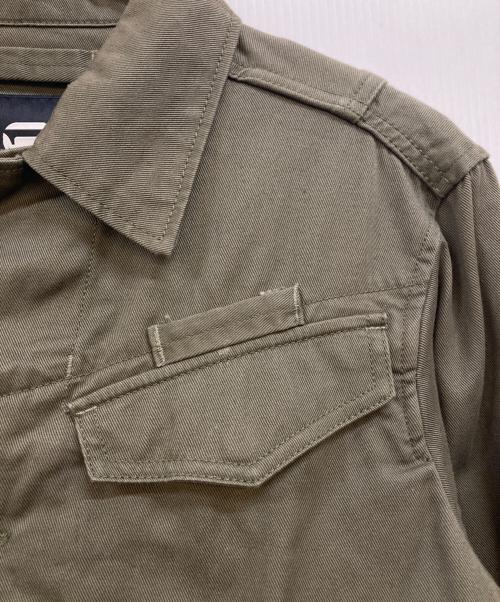 G-STAR RAW（ジースターロゥ）G-STAR RAW (ジースターロゥ) WORKER OVER SHIRT カーキ サイズ:Sの古着・服飾アイテム