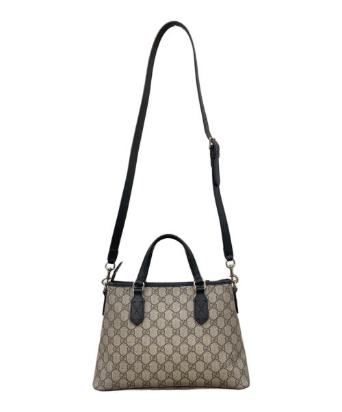 GUCCI（グッチ）GUCCI (グッチ) GGスプリーム2WAYバッグ ベージュの古着・服飾アイテム