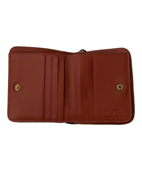 COACH（コーチ）COACH (コーチ) mint+serf (ミント＆サーフ) ビルフォールド ウォレット・シグネチャー キャンバス 2つ折り財布 マルチカラーの古着・服飾アイテム