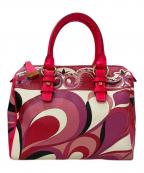 Emilio Pucciエミリオ プッチ）の古着「ペイズリーミニボストンバッグ」｜ピンク