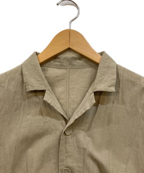 babaghuri（ババグーリ）babaghuri (ババグーリ) コットンカーディーシャンブレー ベージュ サイズ:Mの古着・服飾アイテム