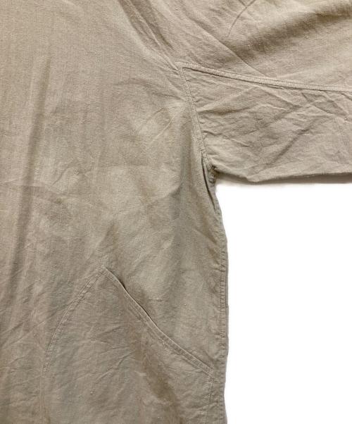 babaghuri（ババグーリ）babaghuri (ババグーリ) コットンカーディーシャンブレー ベージュ サイズ:Mの古着・服飾アイテム