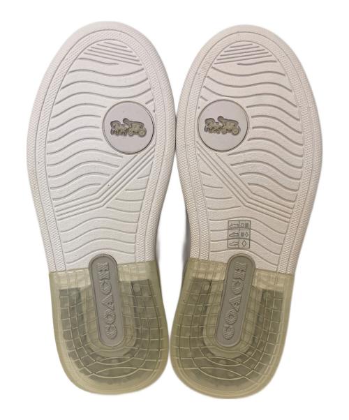 COACH（コーチ）COACH (コーチ) CITYSOLE COURT SNEAKER ローカットスニーカー ホワイト×アイボリー サイズ:US5Bの古着・服飾アイテム