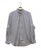 WTAPSダブルタップス）の古着「BD 02 / LS / POLY. BROADCLOTH. TEXTILE. COOLMAX」｜ブルー