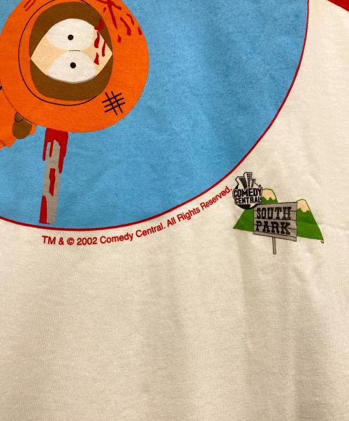 Hanes（ヘインズ）Hanes (ヘインズ) SOUTH PARK プリントTシャツ ホワイト×ブルー サイズ:Lの古着・服飾アイテム