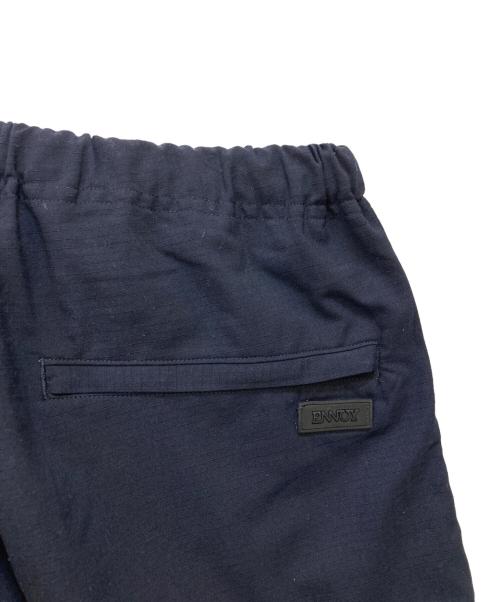 ENNOY（エンノイ）ENNOY (エンノイ) 24SS Wool Blend Rip Stop Easy Pants リップストップイージーパンツ ネイビー サイズ:Sの古着・服飾アイテム
