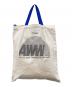 AWW Magazine（アウウマガジン）の古着「AWW BELIEVE BAG トートバッグ Tote Bag」｜ベージュ×ブルー