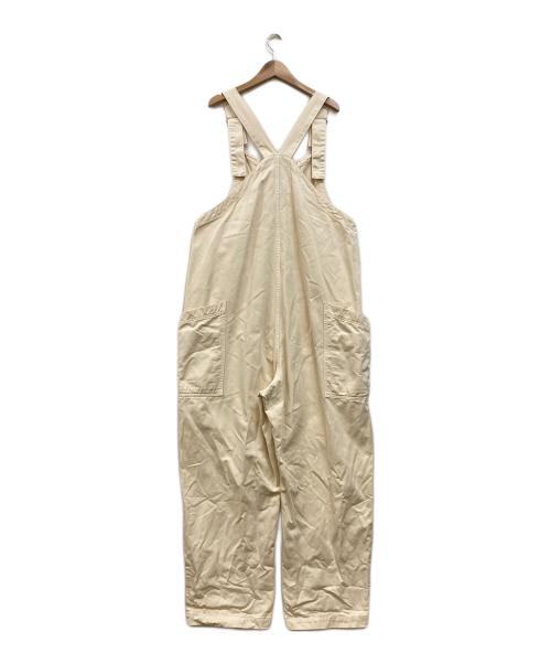 HARVESTY（ハーベスティー）HARVESTY (ハーベスティー) コットンチノクロス 製品染 オーバーオール アイボリー サイズ:1の古着・服飾アイテム