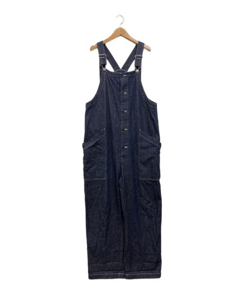 HARVESTY（ハーベスティー）HARVESTY (ハーベスティー) 10ozノンフェイドデニムオーバーオール ブルー サイズ:1の古着・服飾アイテム