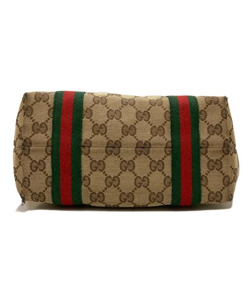 GUCCI（グッチ）GUCCI (グッチ) シェリーラインハンドバッグ ベージュの古着・服飾アイテム