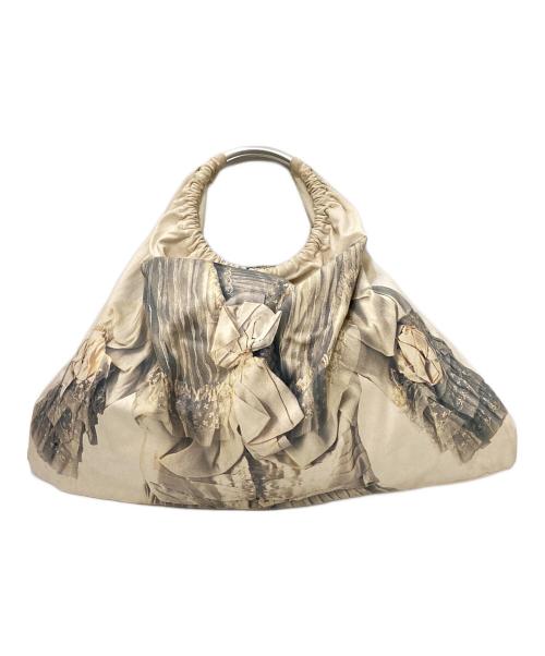 COMME des GARCONS（コムデギャルソン）COMME des GARCONS (コムデギャルソン) broken bride bag ブロークンブライドバッグ アイボリー×グレーの古着・服飾アイテム