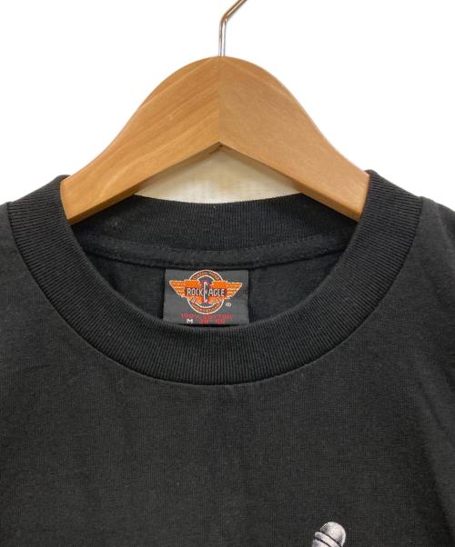 rock eagle（ロックイーグル）rock eagle (ロックイーグル) フレイム ハートショット 両面プリントTシャツ ブラック サイズ:Mの古着・服飾アイテム