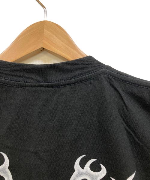 rock eagle（ロックイーグル）rock eagle (ロックイーグル) フレイム ハートショット 両面プリントTシャツ ブラック サイズ:Mの古着・服飾アイテム