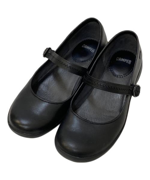 CAMPER（カンペール）CAMPER (カンペール) スパイラルコメット フラットシューズ ブラック サイズ:36の古着・服飾アイテム