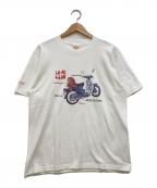 united athleユナイテッドアスレ）の古着「水曜どうでしょう カブプリントTシャツ」｜ホワイト