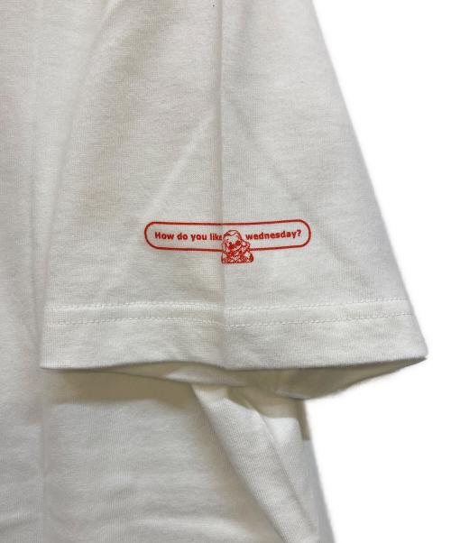 united athle（ユナイテッドアスレ）united athle (ユナイテッドアスレ) 水曜どうでしょう カブプリントTシャツ ホワイト サイズ:Mの古着・服飾アイテム