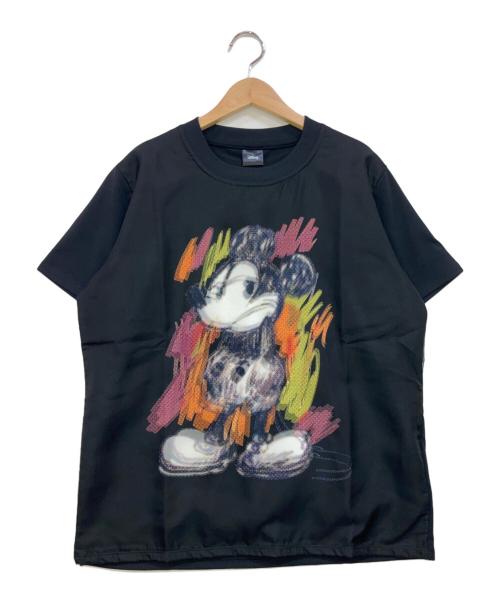 maxsix（マックスシックス）maxsix (マックスシックス) DISNEY (ディズニー) 3Dミッキーデザイン アートTシャツ ブラック サイズ:Sの古着・服飾アイテム