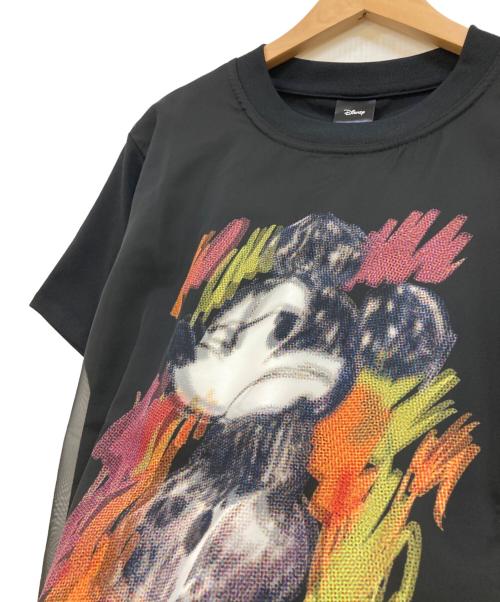 maxsix（マックスシックス）maxsix (マックスシックス) DISNEY (ディズニー) 3Dミッキーデザイン アートTシャツ ブラック サイズ:Sの古着・服飾アイテム
