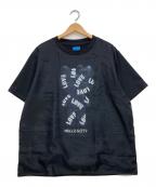 TRIPPY ARTトリッピーアート）の古着「3Dハローキティデザイン アートTシャツ」｜ブラック×ブルー