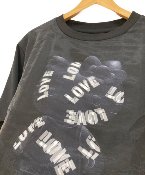 TRIPPY ART（トリッピーアート）TRIPPY ART (トリッピーアート) 3Dハローキティデザイン アートTシャツ ブラック×ブルー サイズ:XLの古着・服飾アイテム