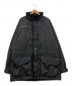 PERTEXパーテックス）の古着「IECS WATERPROOF コンバットパーカー」｜ブラック
