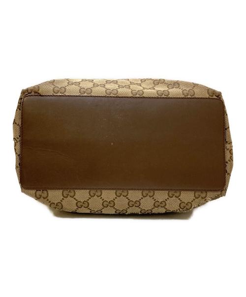 GUCCI（グッチ）GUCCI (グッチ) GGキャンバストートバッグ ベージュの古着・服飾アイテム