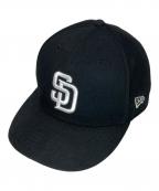 New Era×WIND AND SEAニューエラ×ウィンダンシー）の古着「ベースボールキャップ」｜ブラック