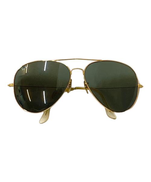 RAY-BAN（レイバン）RAY-BAN (レイバン) ボシュロム社製 アビエイター ティアドロップ サングラス ゴールド×ブラック サイズ:64□14の古着・服飾アイテム