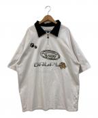 GALFYガルフィー）の古着「Gロゴビックポロ」｜ホワイト