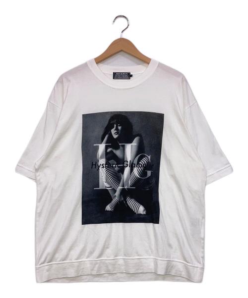 Hysteric Glamour（ヒステリックグラマー）Hysteric Glamour (ヒステリックグラマー) HG WOMAN プリントTシャツ ホワイト サイズ:Lの古着・服飾アイテム
