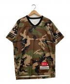 SUPREMEシュプリーム）の古着「Championship Football Top カットソー」｜ブラウン×グリーン