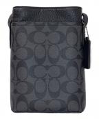 COACHコーチ）の古着「ハドソンフォーンランヤードシグネチャー」｜ブラック