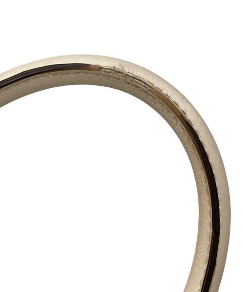 MICHAEL KORS（マイケル・コース）MICHAEL KORS (マイケルコース) HAMILTON SMALL SATCHEL ベージュの古着・服飾アイテム