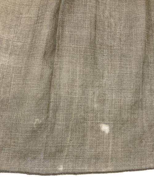 DRAWER（ドゥロワー）DRAWER (ドゥロワー) シースルーブラウス グレー サイズ:38の古着・服飾アイテム