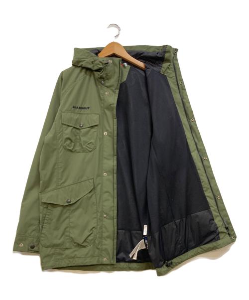 MAMMUT（マムート）MAMMUT (マムート) マウンテン ソフトシェル パーカー アジアンフィット オリーブ サイズ:XLの古着・服飾アイテム