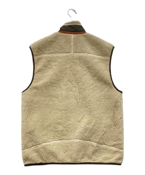 Patagonia（パタゴニア）Patagonia (パタゴニア) Classic Retro-X Vest 23047 クラシックレトロXベスト アイボリー×ブラウン サイズ:Lの古着・服飾アイテム