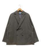 MAISON SPECIALメゾンスペシャル）の古着「ラナテックストレッチプライムオーバーダブルジャケット」｜グレー