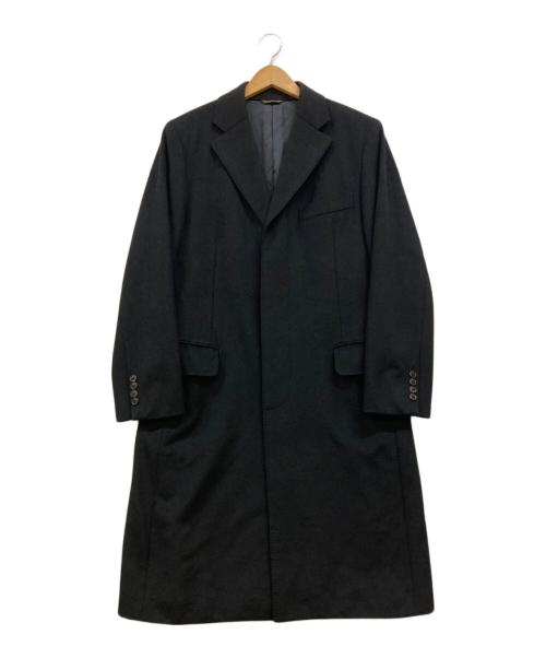 D'URBAN（ダーバン）D'URBAN (ダーバン) カシミヤチェスターコート ブラック サイズ:下記参照の古着・服飾アイテム