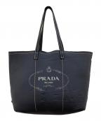 PRADAプラダ）の古着「ネオプレーントートバッグ」｜グレー