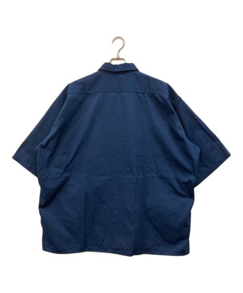 SSZ（エスエスズィー）SSZ (エスエスズィー) A.H (エーエイチ) BEAMS (ビームス) 別注オーバーサイズS/Sワークシャツ  ネイビー サイズ:表記無しの古着・服飾アイテム