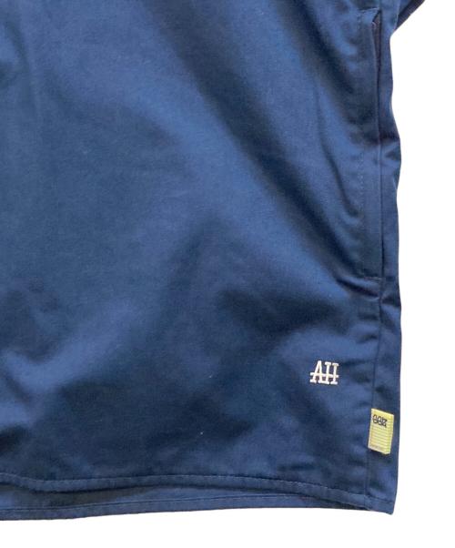 SSZ（エスエスズィー）SSZ (エスエスズィー) A.H (エーエイチ) BEAMS (ビームス) 別注オーバーサイズS/Sワークシャツ  ネイビー サイズ:表記無しの古着・服飾アイテム