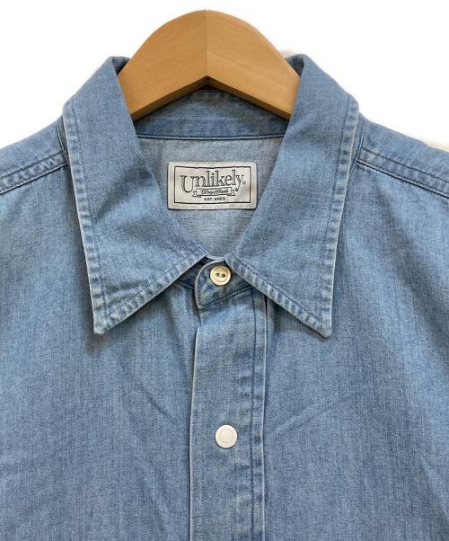 Unlikely（アンライクリー）Unlikely (アンライクリー) Unlikely Dress Cowboy Shirts 1977 Wash ブルー サイズ:Lの古着・服飾アイテム