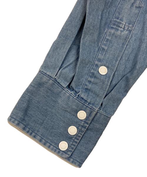 Unlikely（アンライクリー）Unlikely (アンライクリー) Unlikely Dress Cowboy Shirts 1977 Wash ブルー サイズ:Lの古着・服飾アイテム