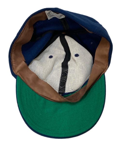 COOPERSTOWN BALL CAP（クーパーズタウンボールキャップ）COOPERSTOWN BALL CAP (クーパーズタウンボールキャップ) USA製 USED WOOL BALLCAP キャップ ネイビーの古着・服飾アイテム