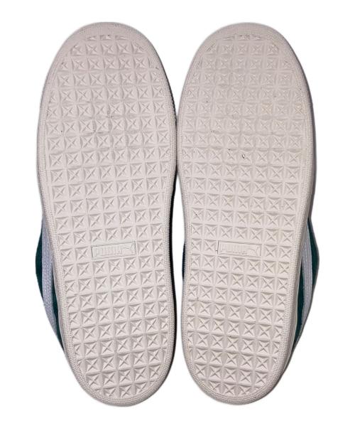 PUMA（プーマ）PUMA (プーマ) SUEDE XL HAIRY ローカットスニーカー グリーン サイズ:28㎝の古着・服飾アイテム